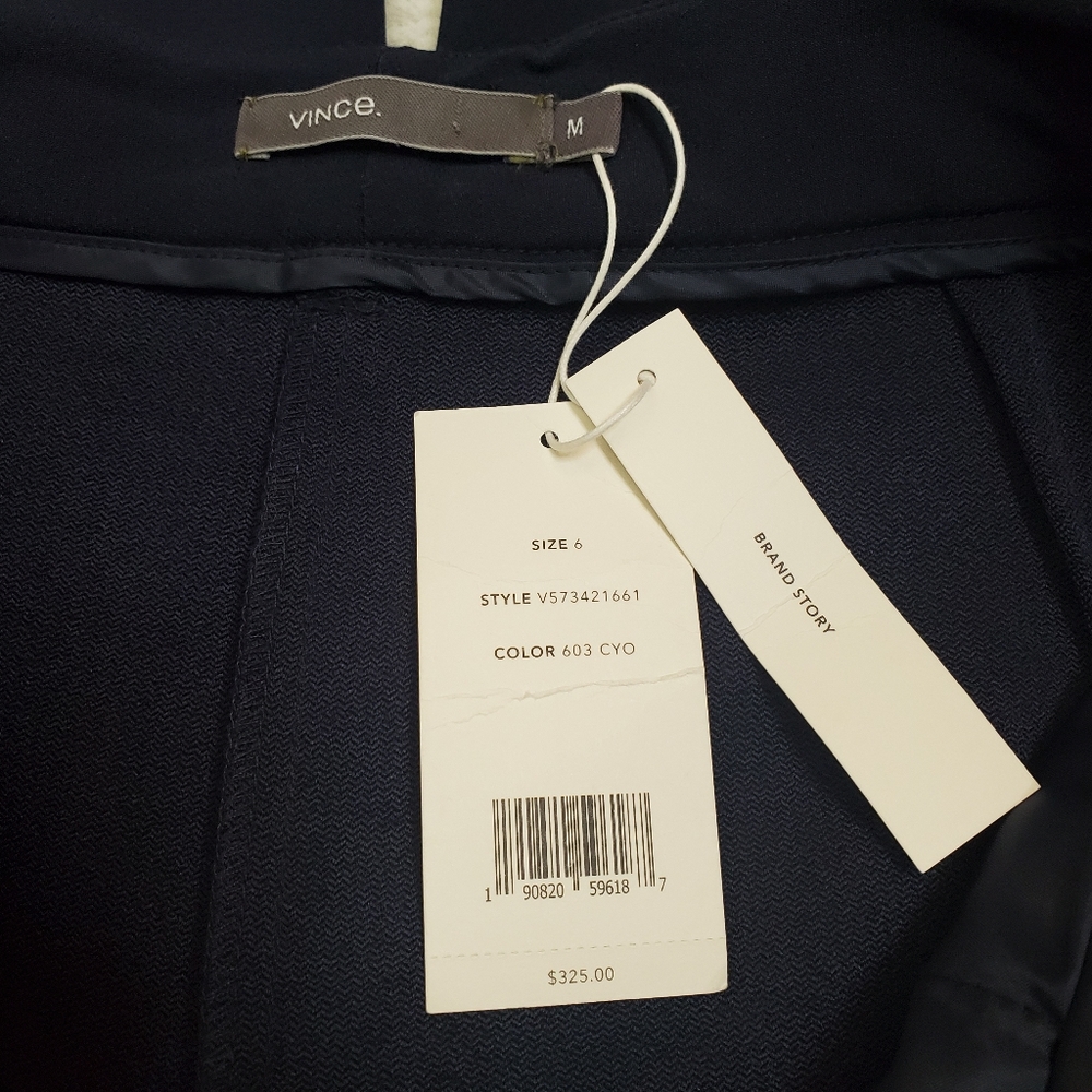 NWT VINCE | High-waisted Wide Leg Culotte Pants - Picture 8 of 8